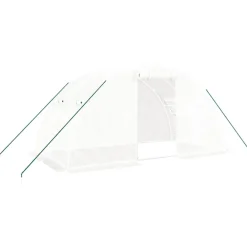 Maison Exclusive Abris De Jardin, Serres Et Rangements | - Serre avec cadre en acier blanc 8 m² 4x2x2 m