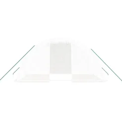 Maison Exclusive Abris De Jardin, Serres Et Rangements | - Serre avec cadre en acier blanc 8 m² 4x2x2 m