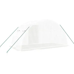 Maison Exclusive Abris De Jardin, Serres Et Rangements | - Serre avec cadre en acier blanc 8 m² 4x2x2 m