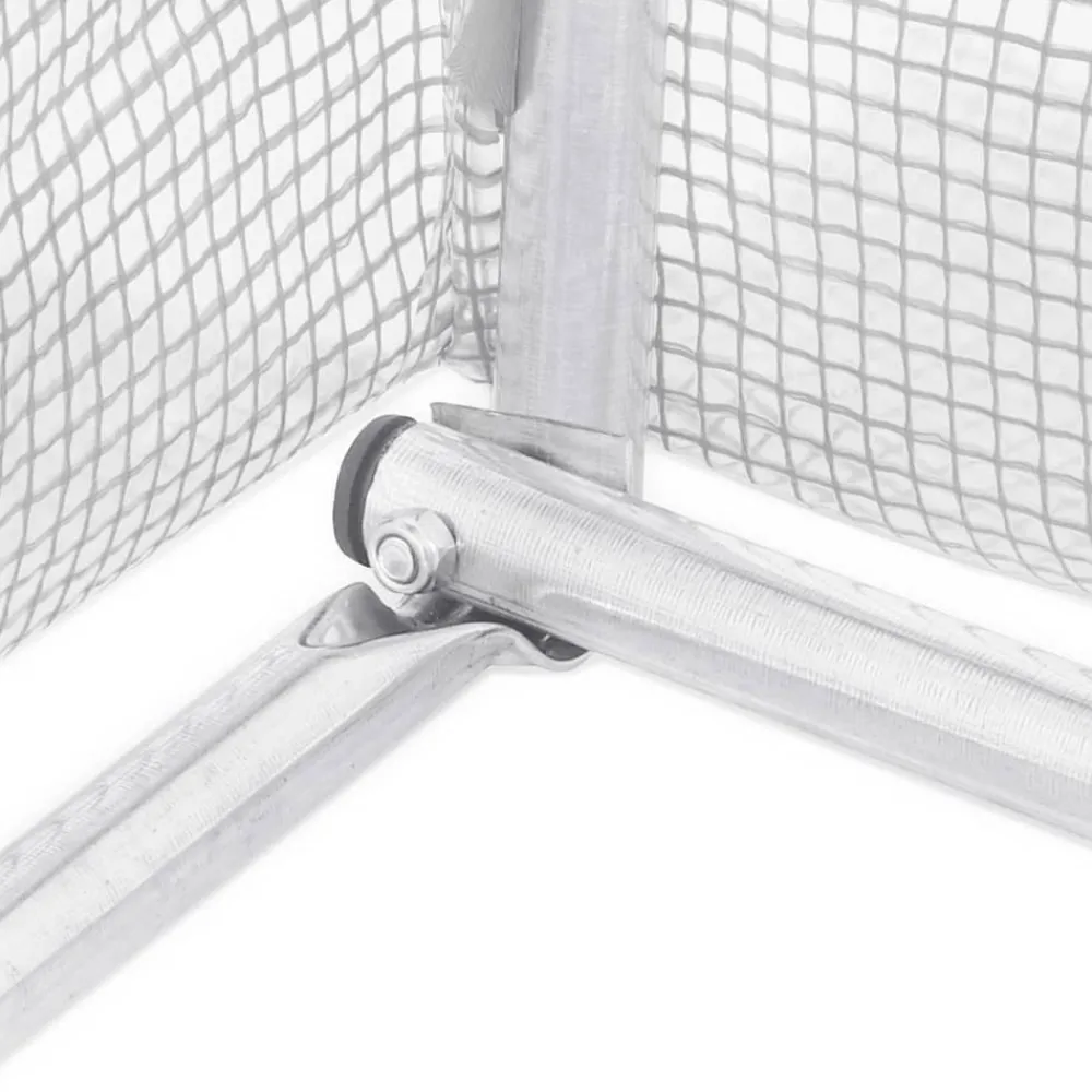 Maison Exclusive Abris De Jardin, Serres Et Rangements | - Serre avec cadre en acier blanc 8 m² 4x2x2 m