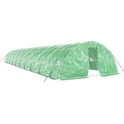 Maison Exclusive - Serre avec cadre en acier vert 100 m² 20x5x2,3 m Clearance
