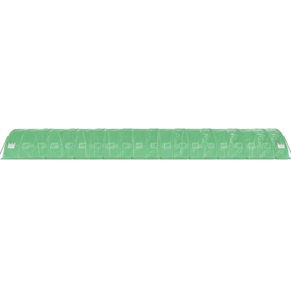 Maison Exclusive - Serre avec cadre en acier vert 100 m² 20x5x2,3 m Clearance