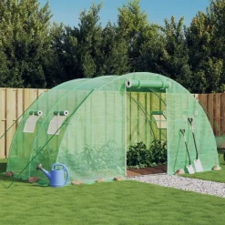 Maison Exclusive Abris De Jardin, Serres Et Rangements | - Serre avec cadre en acier blanc 72 m² 24x3x2 m