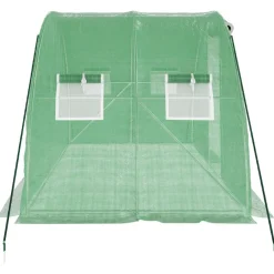 Maison Exclusive Abris De Jardin, Serres Et Rangements | - Serre avec cadre en acier blanc 72 m² 24x3x2 m