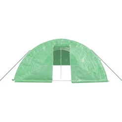 Maison Exclusive Abris De Jardin, Serres Et Rangements | - Serre avec cadre en acier vert 60 m² 12x5x2,3 m
