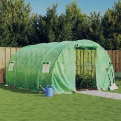 Maison Exclusive Abris De Jardin, Serres Et Rangements | - Serre avec cadre en acier vert 80 m² 20x4x2 m
