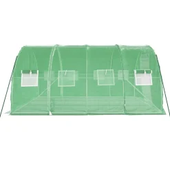 Maison Exclusive Abris De Jardin, Serres Et Rangements | - Serre avec cadre en acier vert 80 m² 20x4x2 m