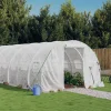 Maison Exclusive - Serre avec cadre en acier blanc 36 m² 12x3x2 m Online