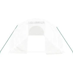 Maison Exclusive - Serre avec cadre en acier blanc 36 m² 12x3x2 m Online