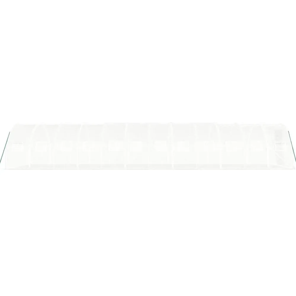 Maison Exclusive - Serre avec cadre en acier blanc 36 m² 12x3x2 m Online
