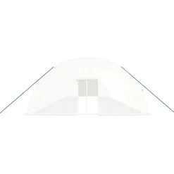 Maison Exclusive - Serre avec cadre en acier blanc 108 m² 18x6x2,85 m Clearance