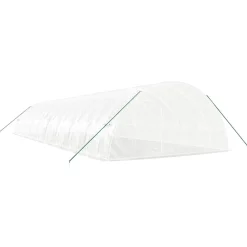 Maison Exclusive - Serre avec cadre en acier blanc 108 m² 18x6x2,85 m Clearance