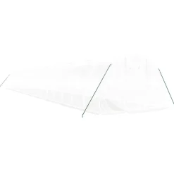 Maison Exclusive - Serre avec cadre en acier blanc 60 m² 20x3x2 m Clearance