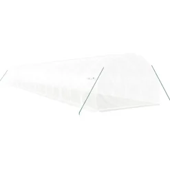 Maison Exclusive - Serre avec cadre en acier blanc 60 m² 20x3x2 m Clearance