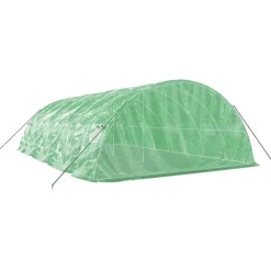 Maison Exclusive Abris De Jardin, Serres Et Rangements | - Serre avec cadre en acier vert 40 m² 8x5x2,3 m