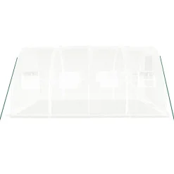 Maison Exclusive Abris De Jardin, Serres Et Rangements | - Serre avec cadre en acier blanc 12 m² 4x3x2 m