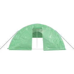 Maison Exclusive Abris De Jardin, Serres Et Rangements | - Serre avec cadre en acier vert 110 m² 22x5x2,3 m