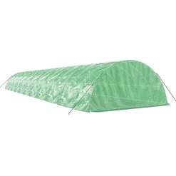 Maison Exclusive Abris De Jardin, Serres Et Rangements | - Serre avec cadre en acier vert 110 m² 22x5x2,3 m