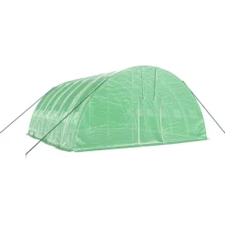 Maison Exclusive Abris De Jardin, Serres Et Rangements | - Serre avec cadre en acier vert 36 m² 6x6x2,85 m