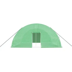 Maison Exclusive Abris De Jardin, Serres Et Rangements | - Serre avec cadre en acier vert 36 m² 6x6x2,85 m