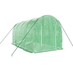 Maison Exclusive Abris De Jardin, Serres Et Rangements | - Serre avec cadre en acier vert 8 m² 4x2x2 m