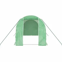 Maison Exclusive Abris De Jardin, Serres Et Rangements | - Serre avec cadre en acier vert 8 m² 4x2x2 m