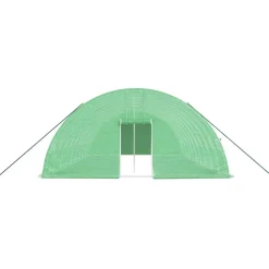 Maison Exclusive Abris De Jardin, Serres Et Rangements | - Serre avec cadre en acier vert 60 m² 10x6x2,85 m