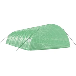 Maison Exclusive Abris De Jardin, Serres Et Rangements | - Serre avec cadre en acier vert 72 m² 12x6x2,85 m
