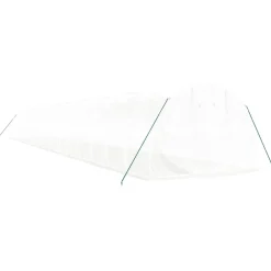 Maison Exclusive Abris De Jardin, Serres Et Rangements | - Serre avec cadre en acier blanc 54 m² 18x3x2 m