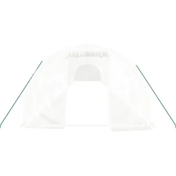 Maison Exclusive Abris De Jardin, Serres Et Rangements | - Serre avec cadre en acier blanc 54 m² 18x3x2 m