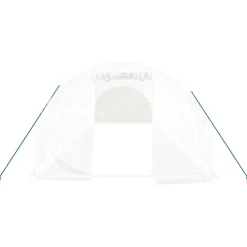 Maison Exclusive Abris De Jardin, Serres Et Rangements | - Serre avec cadre en acier blanc 30 m² 10x3x2 m