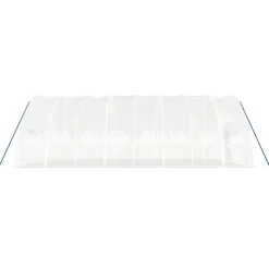Maison Exclusive Abris De Jardin, Serres Et Rangements | - Serre avec cadre en acier blanc 48 m² 8x6x2,85 m