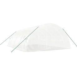 Maison Exclusive Abris De Jardin, Serres Et Rangements | - Serre avec cadre en acier blanc 48 m² 8x6x2,85 m