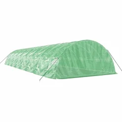 Maison Exclusive Abris De Jardin, Serres Et Rangements | - Serre avec cadre en acier vert 80 m² 16x5x2,3 m