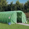 Maison Exclusive Abris De Jardin, Serres Et Rangements | - Serre avec cadre en acier vert 30 m² 10x3x2 m
