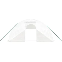Maison Exclusive Abris De Jardin, Serres Et Rangements | - Serre avec cadre en acier blanc 88 m² 22x4x2 m