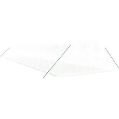Maison Exclusive Abris De Jardin, Serres Et Rangements | - Serre avec cadre en acier blanc 72 m² 18x4x2 m