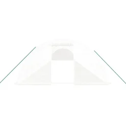 Maison Exclusive Abris De Jardin, Serres Et Rangements | - Serre avec cadre en acier blanc 72 m² 18x4x2 m