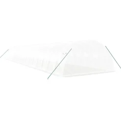 Maison Exclusive Abris De Jardin, Serres Et Rangements | - Serre avec cadre en acier blanc 72 m² 18x4x2 m