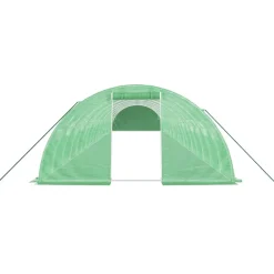 Maison Exclusive Abris De Jardin, Serres Et Rangements | - Serre avec cadre en acier vert 72 m² 18x4x2 m