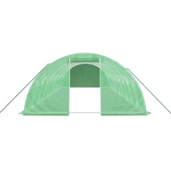 Maison Exclusive Abris De Jardin, Serres Et Rangements | - Serre avec cadre en acier vert 40 m² 10x4x2 m