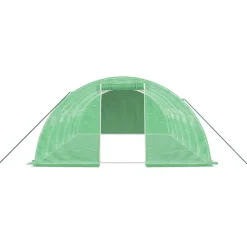 Maison Exclusive Abris De Jardin, Serres Et Rangements | - Serre avec cadre en acier vert 24 m² 6x4x2 m