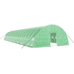 Maison Exclusive Abris De Jardin, Serres Et Rangements | - Serre avec cadre en acier vert 120 m² 20x6x2,85 m