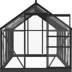 Maison Exclusive - Serre en verre anthracite 155x298x191 cm aluminium Sale