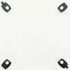 Maison Exclusive - Support carré pour plantes 2 pcs verre trempé 35 x 35 cm Best