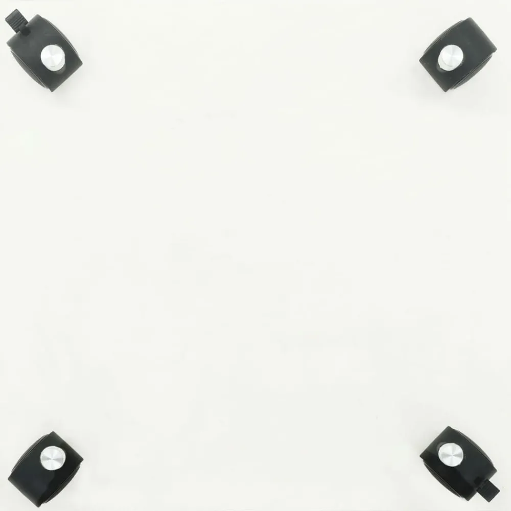 Maison Exclusive - Support carré pour plantes 2 pcs verre trempé 35 x 35 cm Best