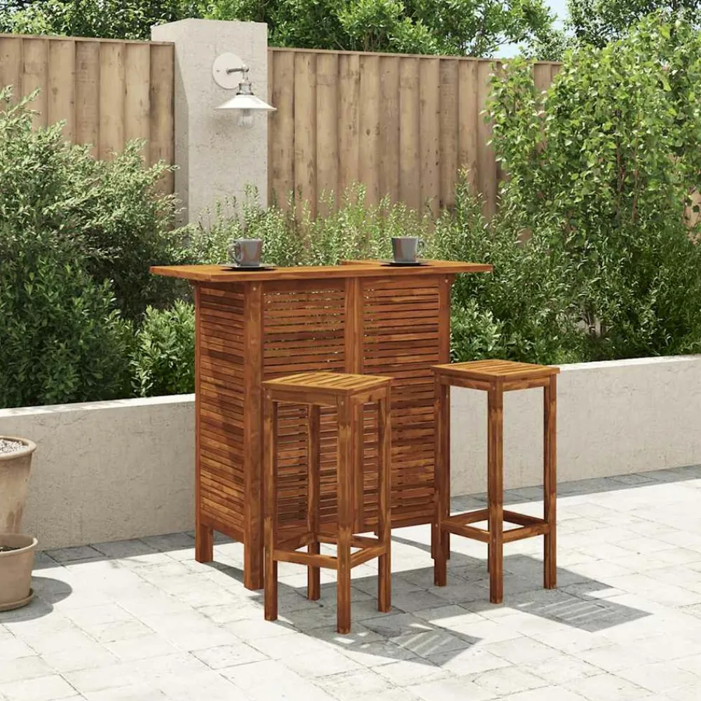 Maison Exclusive - Table de bar 110 x 50 x 105 cm bois d'acacia massif Online