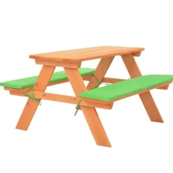 Maison Exclusive Mobilier Pour Enfants | - Table de pique-nique pour enfants avec bancs 89x79x50 cm sapin
