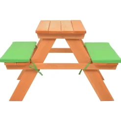 Maison Exclusive Mobilier Pour Enfants | - Table de pique-nique pour enfants avec bancs 89x79x50 cm sapin