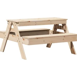Maison Exclusive Mobilier Pour Enfants | - Table de pique-nique pour enfants 88x97x52cm bois massif de pin